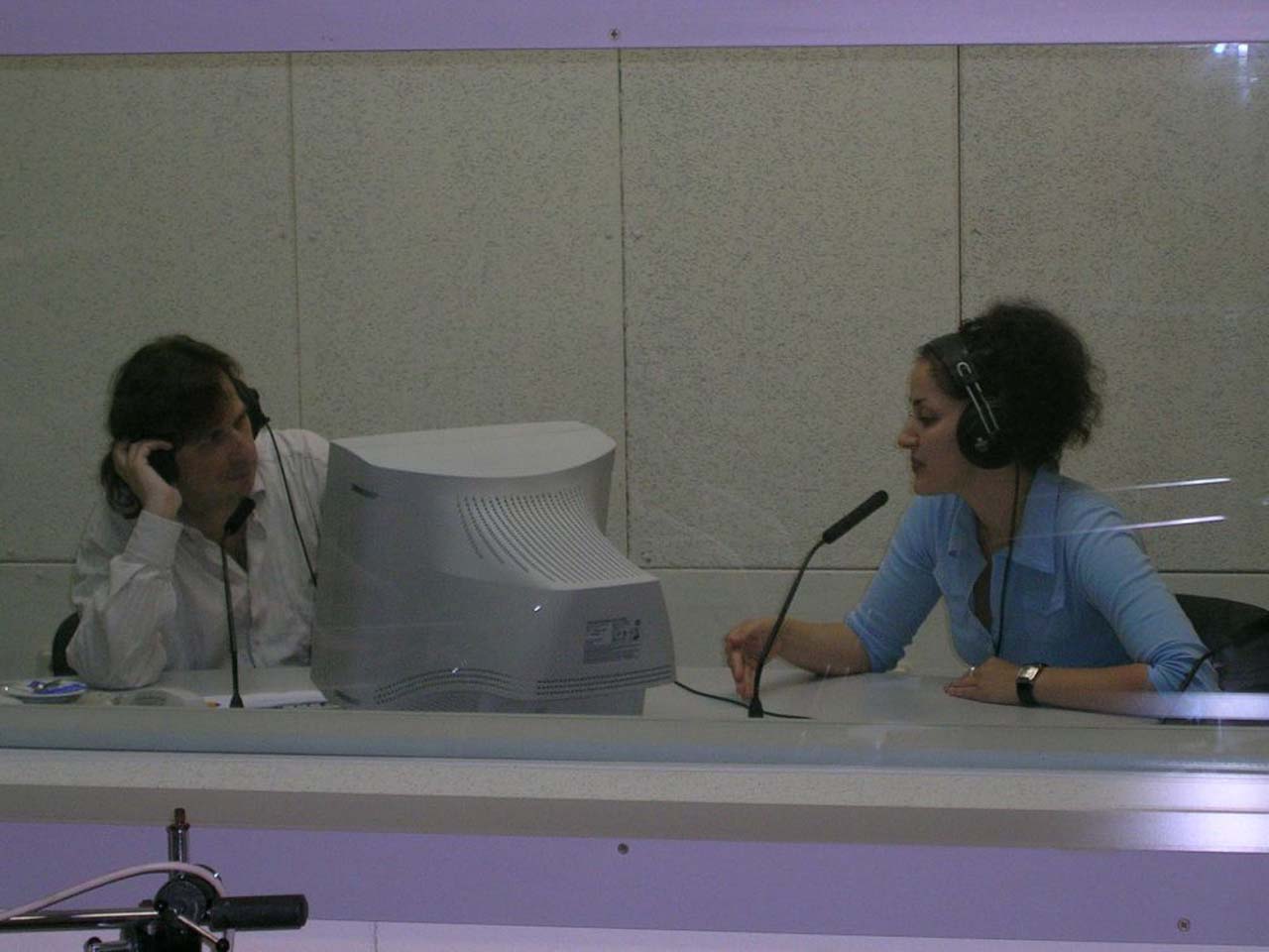Alexandrina Simeon - Radiosendung Dono Tsvetkov in Varna, 2005 (Foto: Privat)