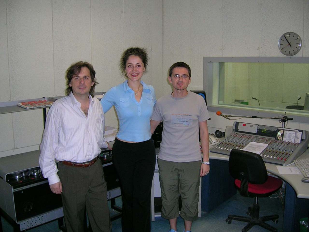 Alexandrina Simeon - Radiosendung Dono Tsvetkov in Varna, 2005 (Foto: Privat)